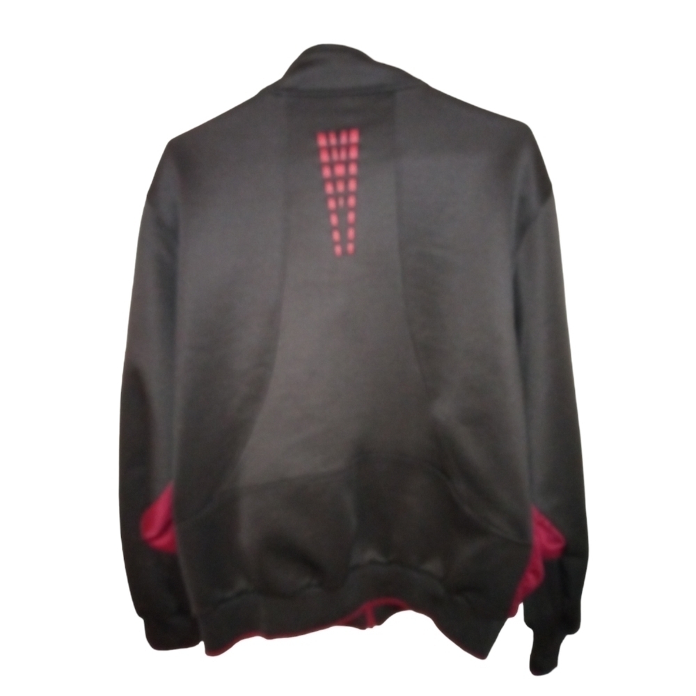 TBY: Travelling With You Black/Maroon Sport Zip Pocketed Performance Jacket XL - Picture 7 of 11